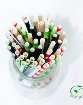Ống hút giấy - ống Hút Tự Nhiên GrowGreen - Công Ty TNHH Growgreen